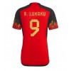 Belgien Romelu Lukaku #9 Hemmatröja VM 2022 Korta ärmar